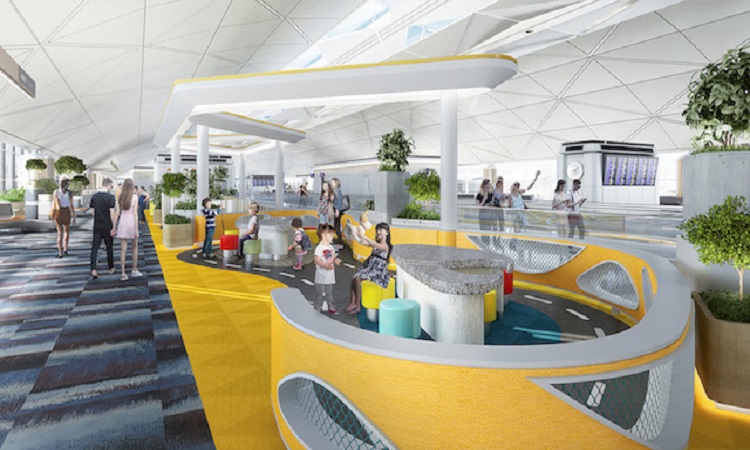 A major Hong Kong airport revamp is planned spanning passenger facilities and retail spaces.